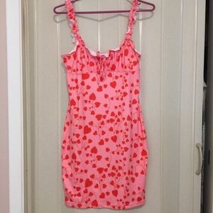 Pink Hearts Shein dress!!